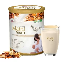 Sữa hạt lợi sữa cho mẹ Matti Mum lon 650g - Hỗ trợ sữa về nhiều hơn đặc sánh thơm ngon nhiều dưỡng chất