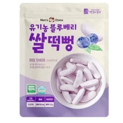 Bánh gạo hữu cơ Mom's Choice dạng dẹt vị việt quất  (25g)