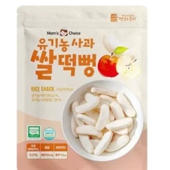 Bánh gạo hữu cơ Mom's Choice dạng dẹt vị táo (25g)