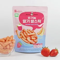 Bánh gao ăn dặm Mom's  Choice vị dâu 30g
