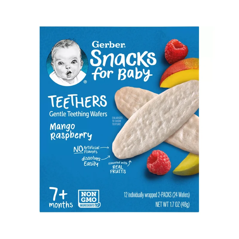 Bánh gạo ăn dặm Gerber 48g cho bé từ 7m+