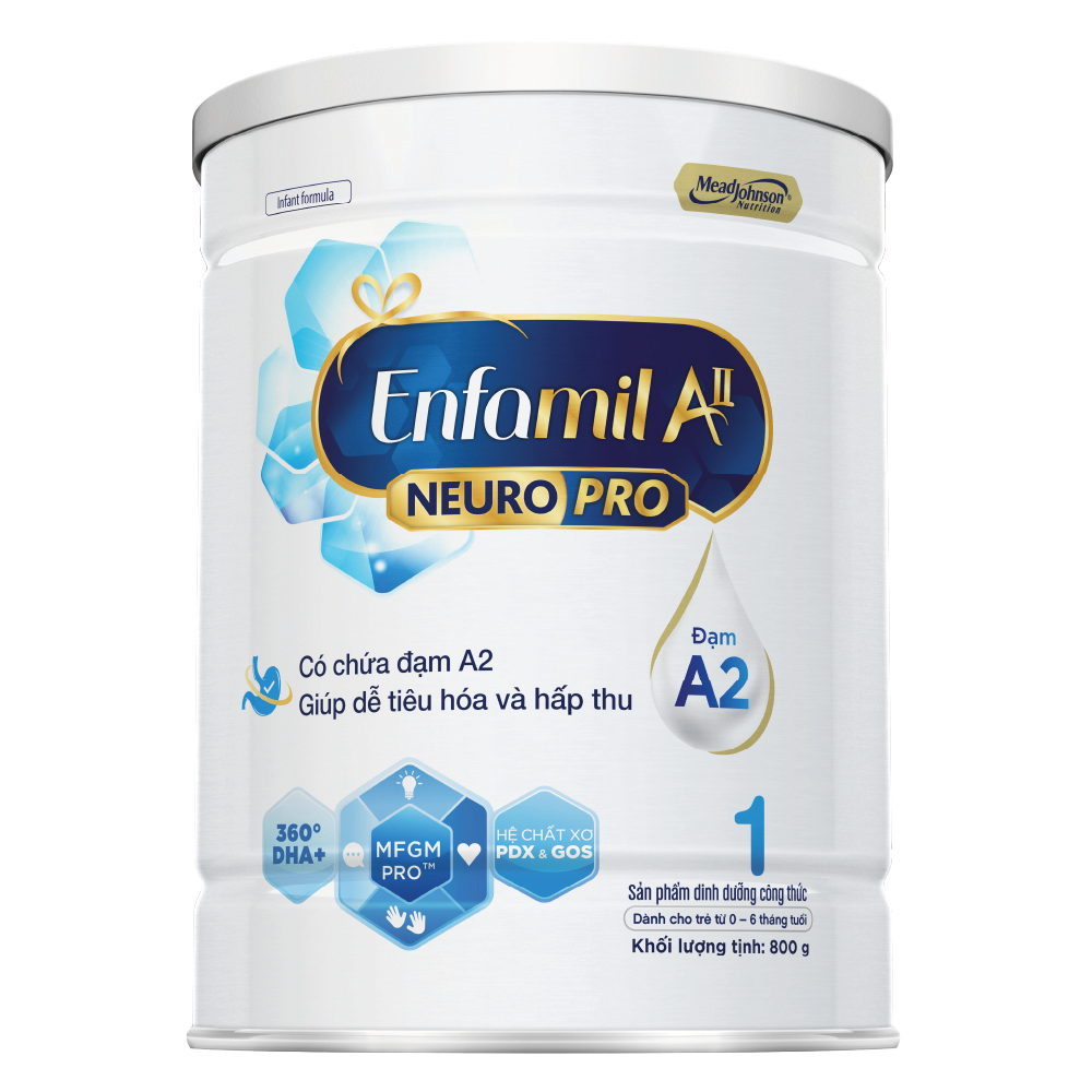 Sữa Enfamil A2 NeuroPro số 1 350g (Infant Formula, 0 - 6 tháng)