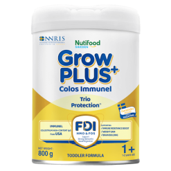 Sữa bột Nutifood GrowPlus+ Colos Immunel 1+ 800g cho bé 1-2Y