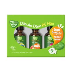 SET 3 DẦU ĂN DẶM BỔ NÃO MĂMMY 30ML (olive , cá hồi, hạt lanh)
