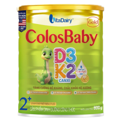 Sữa Colosbaby D3K2 2+ 800g dành cho bé từ 2 tuổi