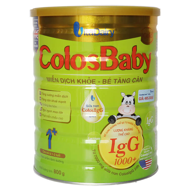 Sữa ColosBaby Gold 1+ 800g (sữa non cho trẻ 1-2 tuổi)