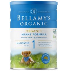 Sữa Bellamy’s Organic số 1 (Đạm A1) 900g (0-6 tháng tuổi)