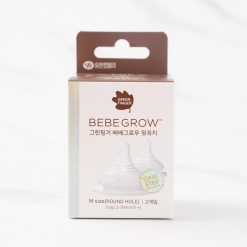 Núm Ti Green Finger BebeGrow Size LL Hàn quốc, Núm Ti Hai Van Thoát Khí set 2c