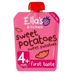 Hoa Quả Nghiền Hữu Cơ Ella's Kitchen Cho Bé Từ 4M+ (90g) hương khoai lang