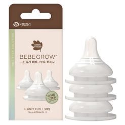 Núm Ti Green Finger BebeGrow Size L Hàn quốc, Núm Ti Hai Van Thoát Khí set 2c