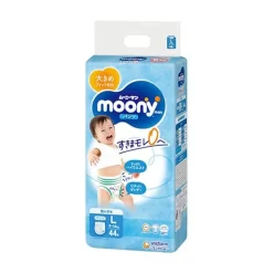 Bỉm quần Moony size L bé trai 44 miếng (9 - 14Kg)