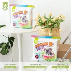 Khăn vải khô đa năng Mippi an toàn cho bé  600g