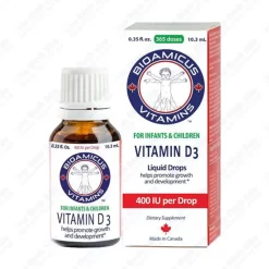 Vitamin D3 Bioamicus tốt cho xương,răng của bé 10ml