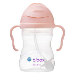 Bình nước Bbox 360 độ cho bé tập uống nước 240ml màu cam pastel