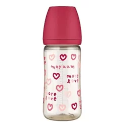 Bình sữa Moyuum PPSU họa tiết trái tim 270ml