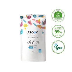 Nước rửa bình sữa, chén bát Atono2 480g dạng túi không mùi
