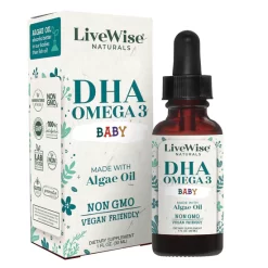 DHA LiveWise thuần chay hôc trợ phát triển trí não &thị lực cho bé từ sơ sinh 30ml