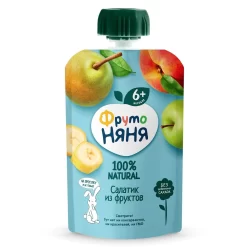 Hoa quả nghiền Fruto cho bé từ 6M bánh quy táo chuối lê