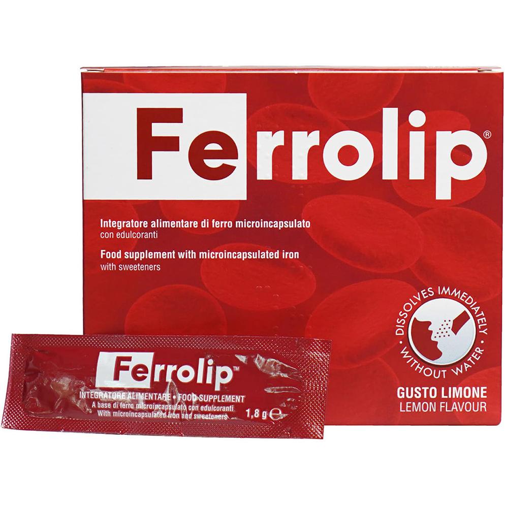 Sắt sinh học Ferrolip cho mẹ bầu và sau sinh (Hộp 20 gói)