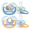 Vỉ đôi Ti ngậm Philips Avent hình thú 0-6M và 6-18M