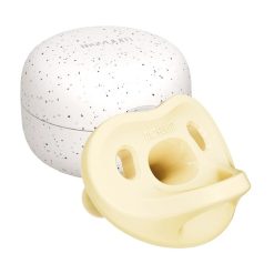 Ty ngậm silicone Moyuum kèm hộp Vàng cho bé 3-6M